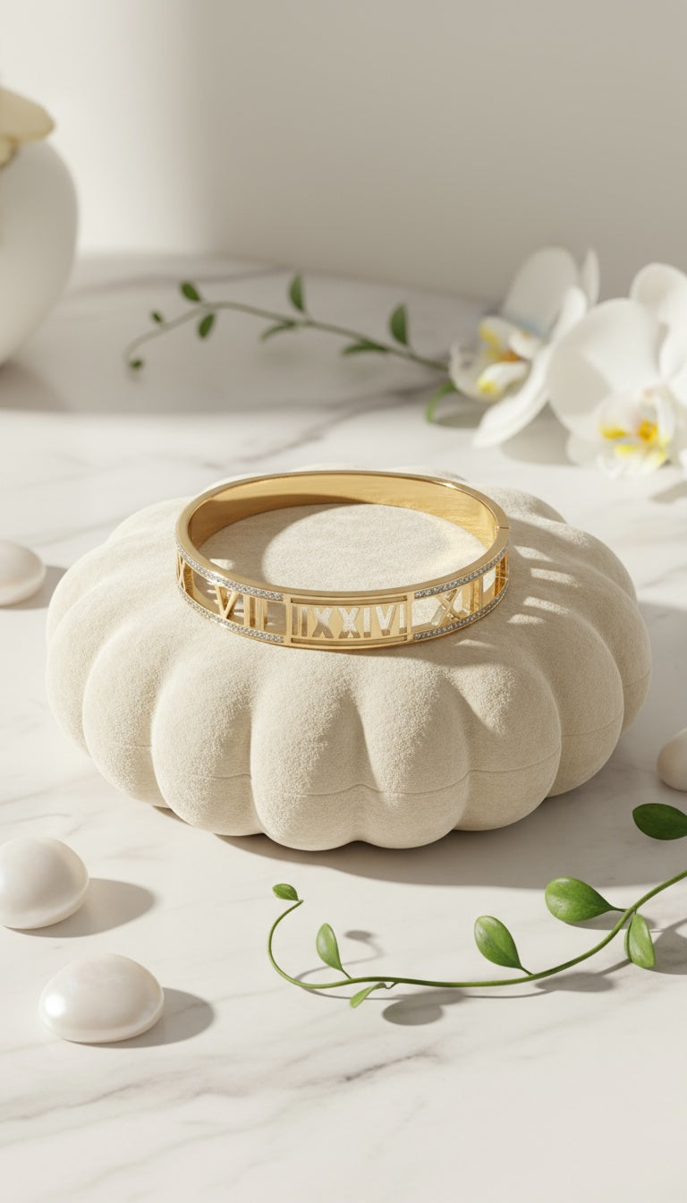 Premium Stainless-Steel Bangle – Luxurious Feel, Lasting Shine