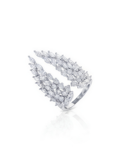 Luxury Angel Suite Cubic Zirconia Ring for Women | Statement Jewelry