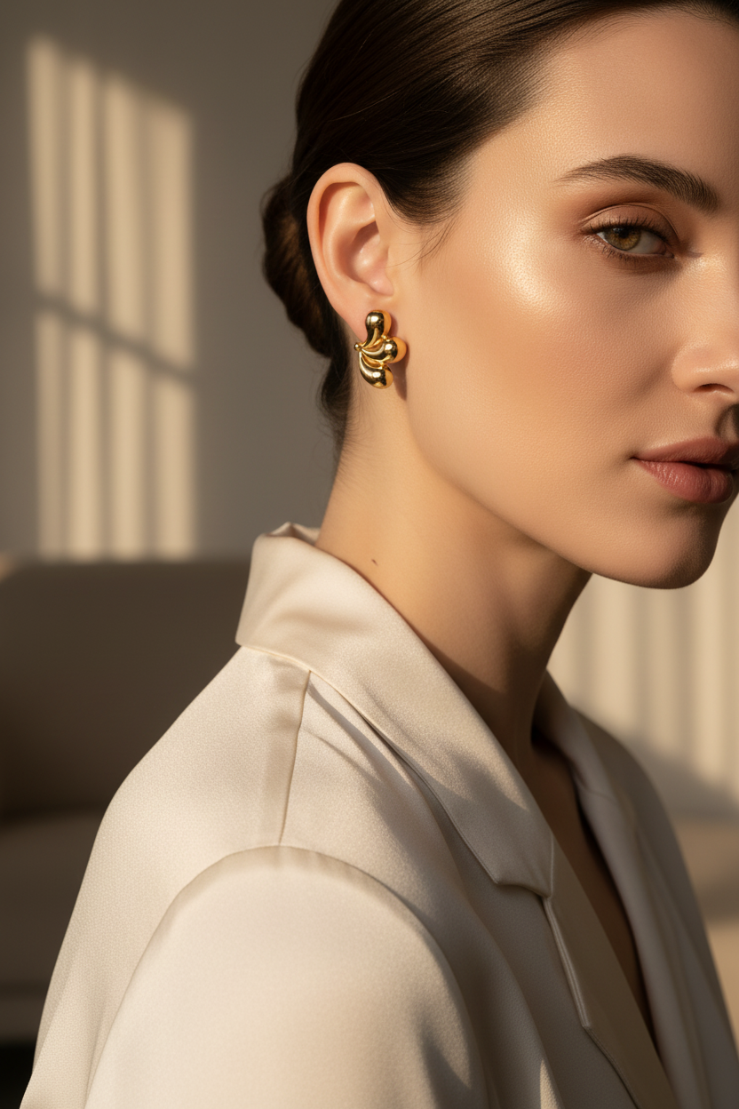 Sculpted Statement Earrings