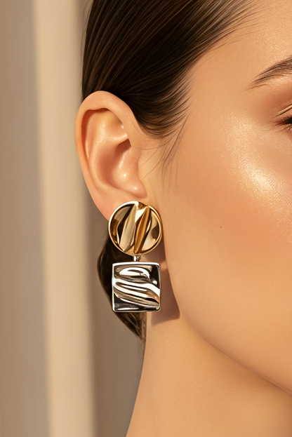 Dual Dangle Earrings