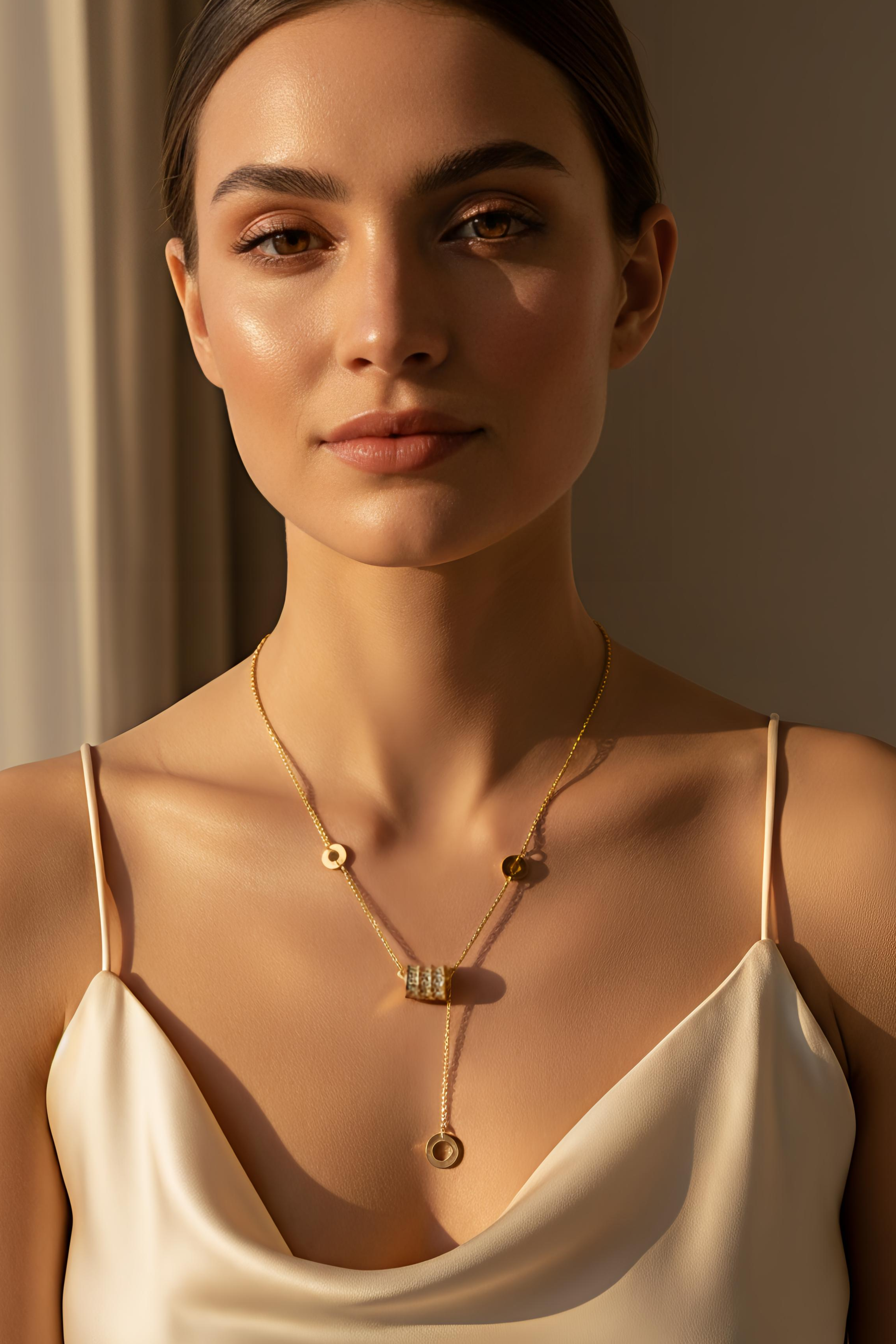 The Roman Figure Necklace