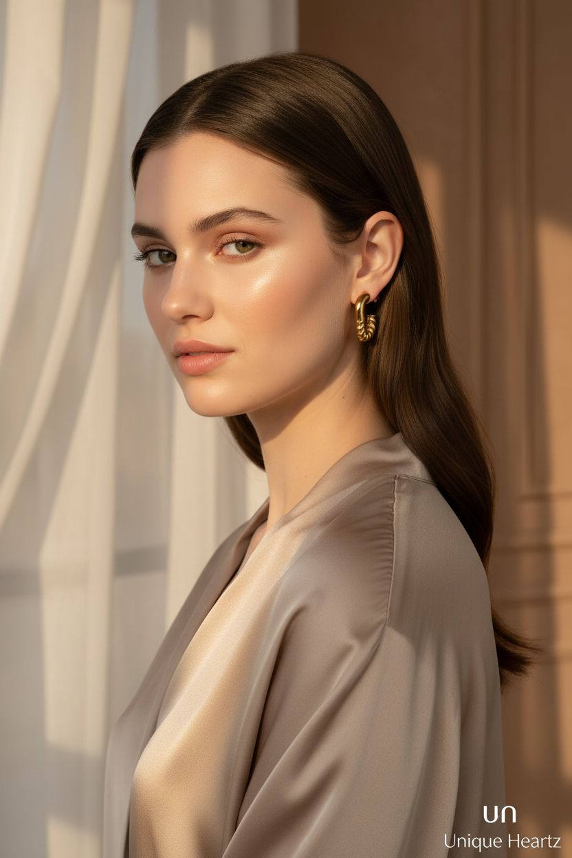 Spiral Hoop Earrings
