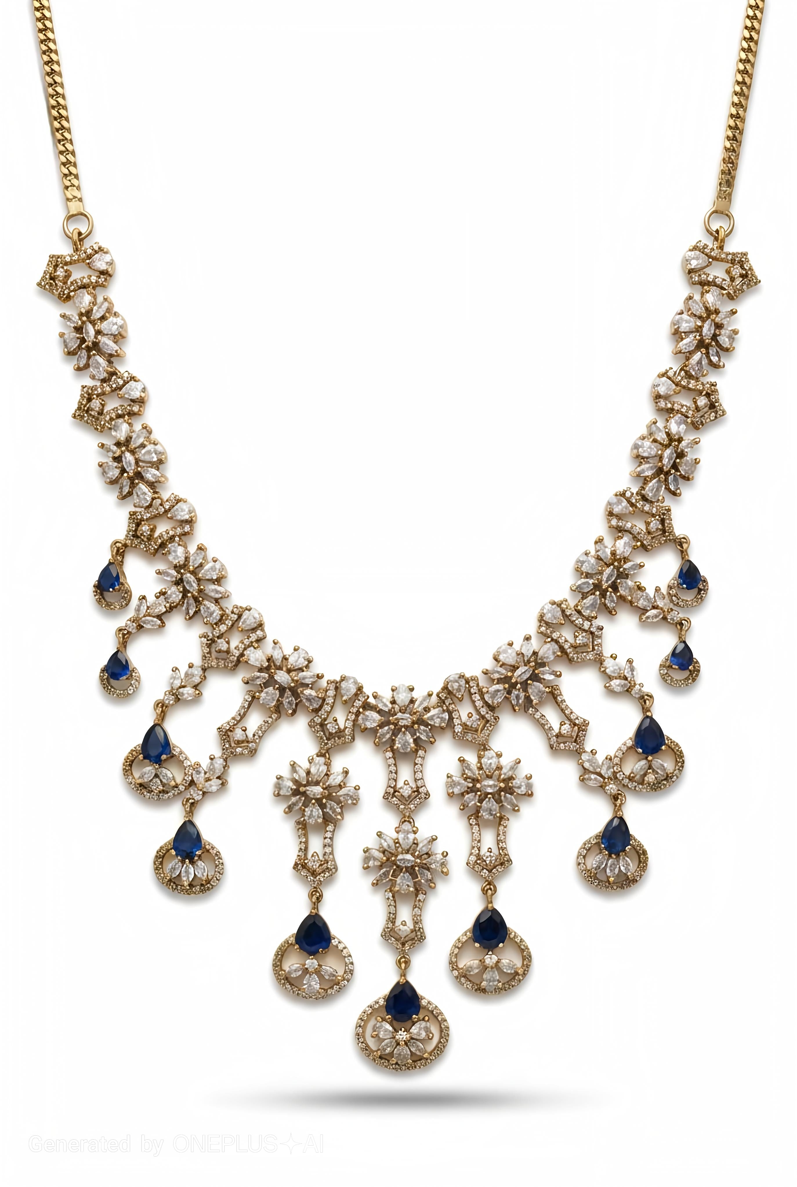 AD Necklace and Earrings Set for Women