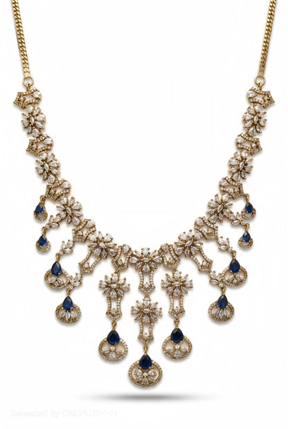 AD Necklace and Earrings Set for Women