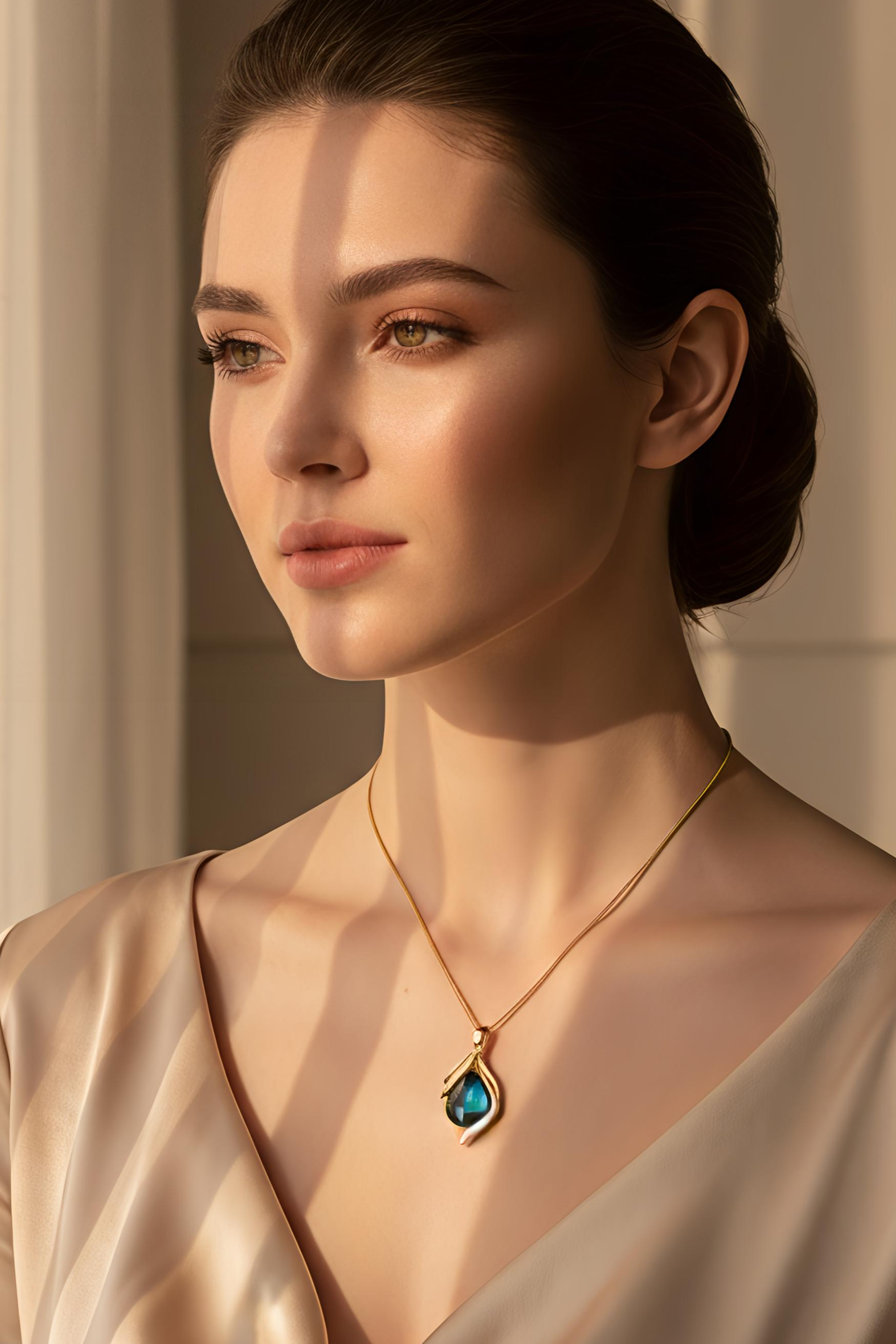 Bluey Pendant Necklace