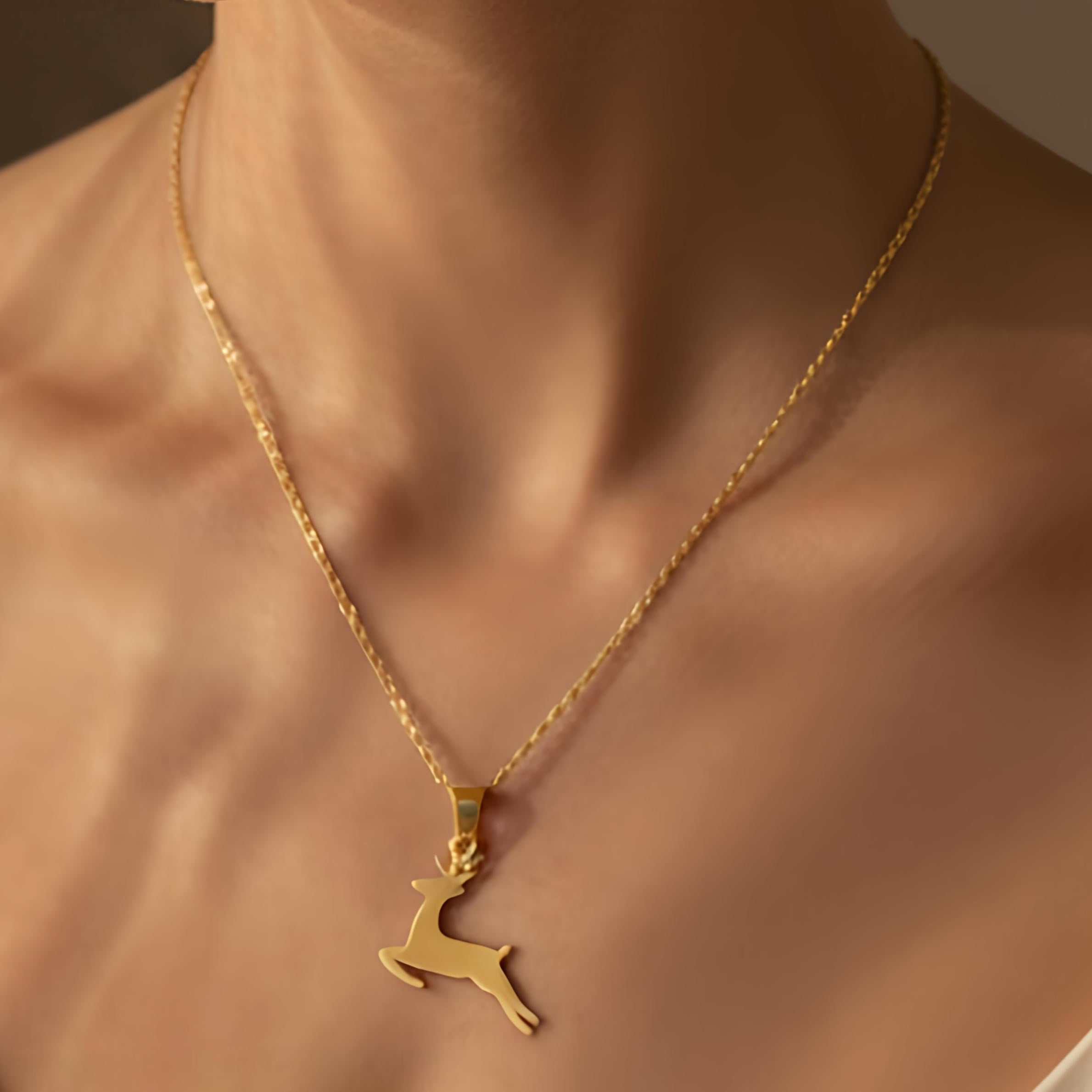 Rain Deer Necklace