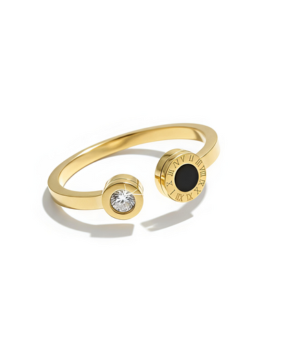 Cubic Zirconia Stainless Steel Ring for Women | Valentine Gift Jewelry