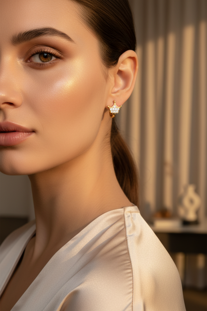 Princess Hoop Earrings