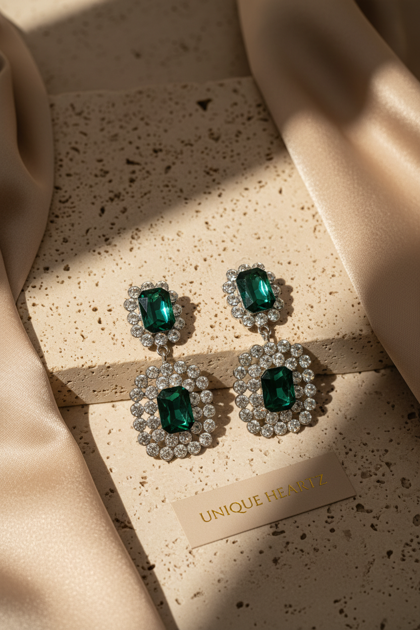 Emerald Glow Earrings