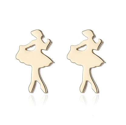 18K PVD Gold Plated Stainless Steel Minimal Angel Pendant Jewelry Set – Non-Tarnish, Waterproof