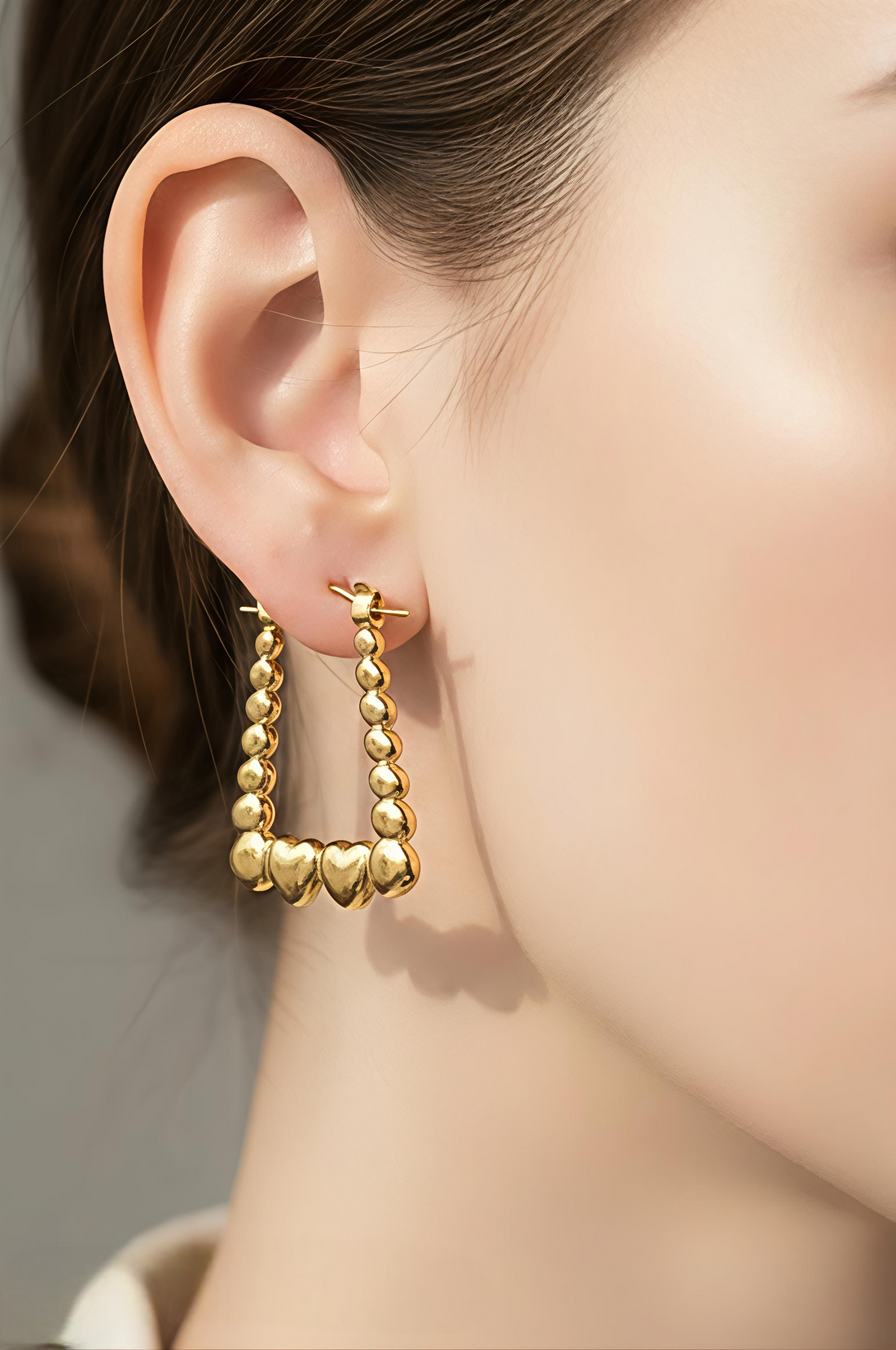 Nipa Hoop Earrings